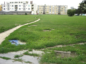 Ledina u centru Belog Manastira